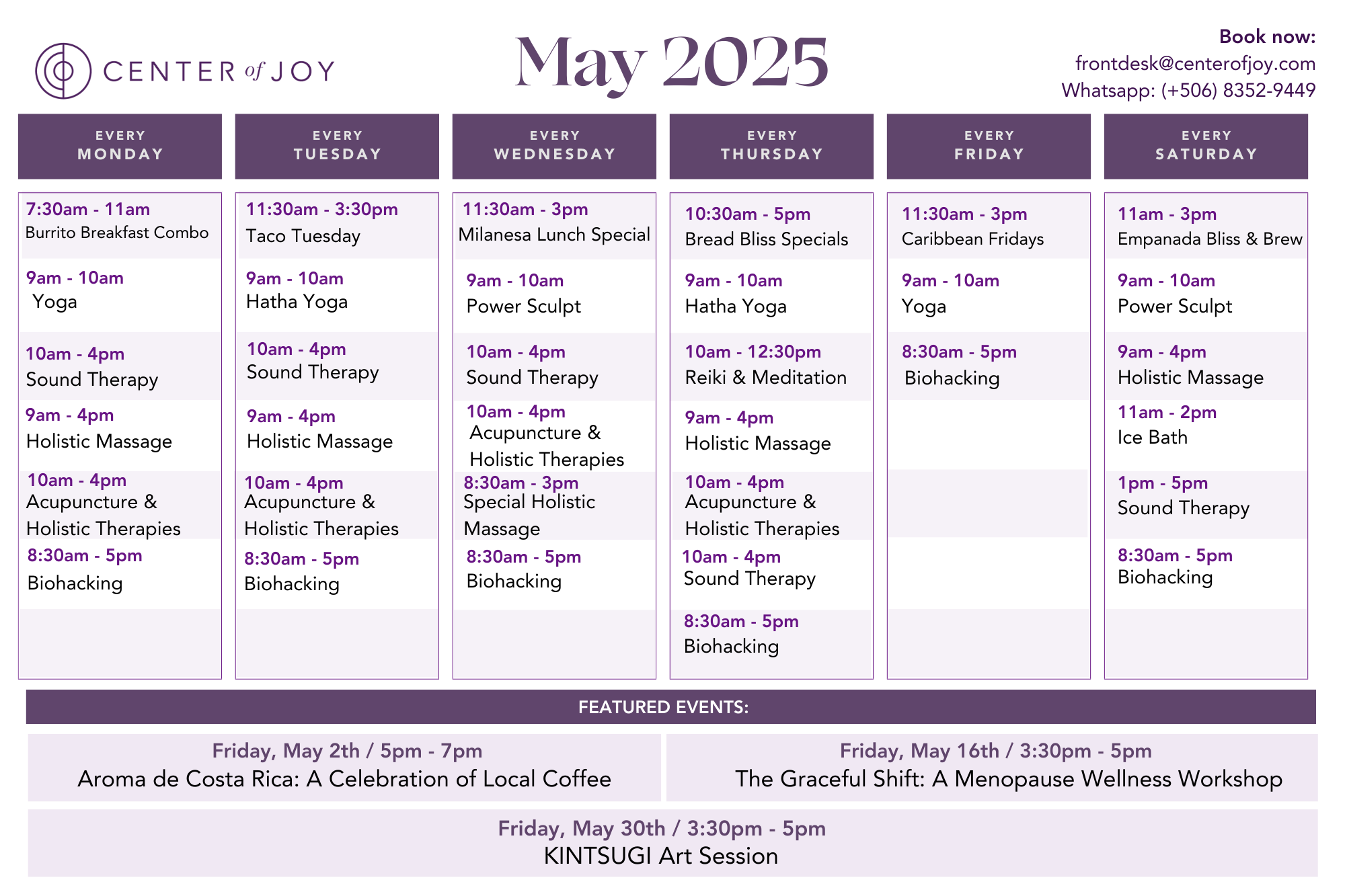 2025 MONTH - Tabletop Calendar (Print)