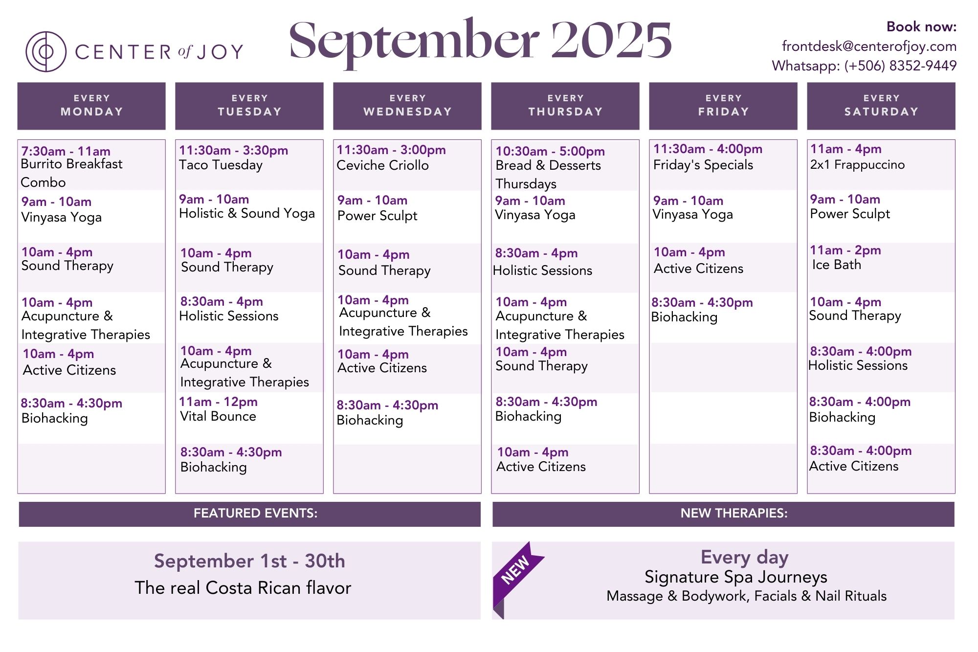 2025 MONTH - Tabletop Calendar (Print)