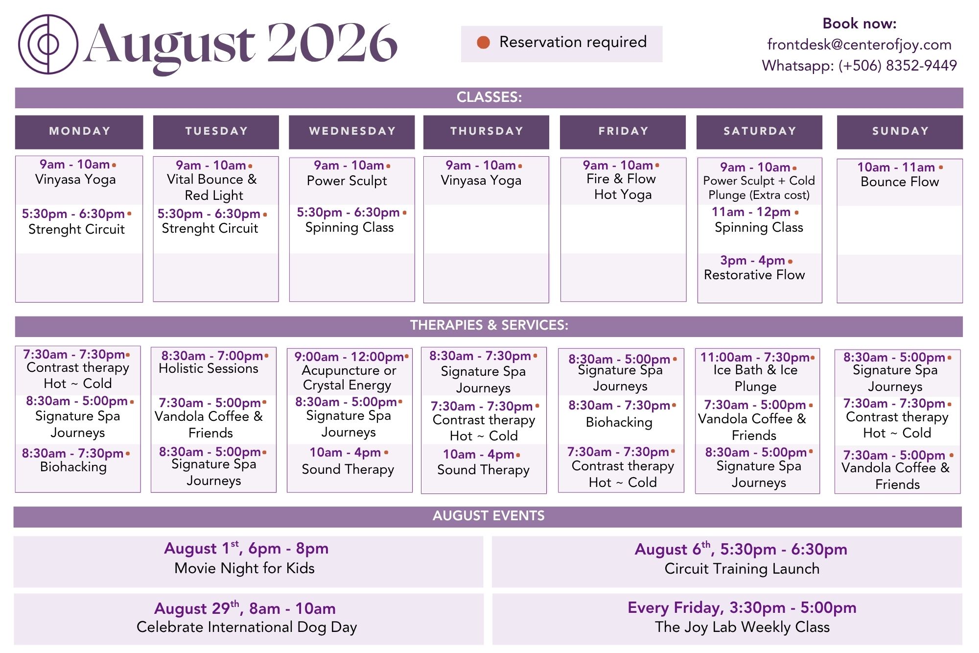 2025 MONTH - Tabletop Calendar (Print)